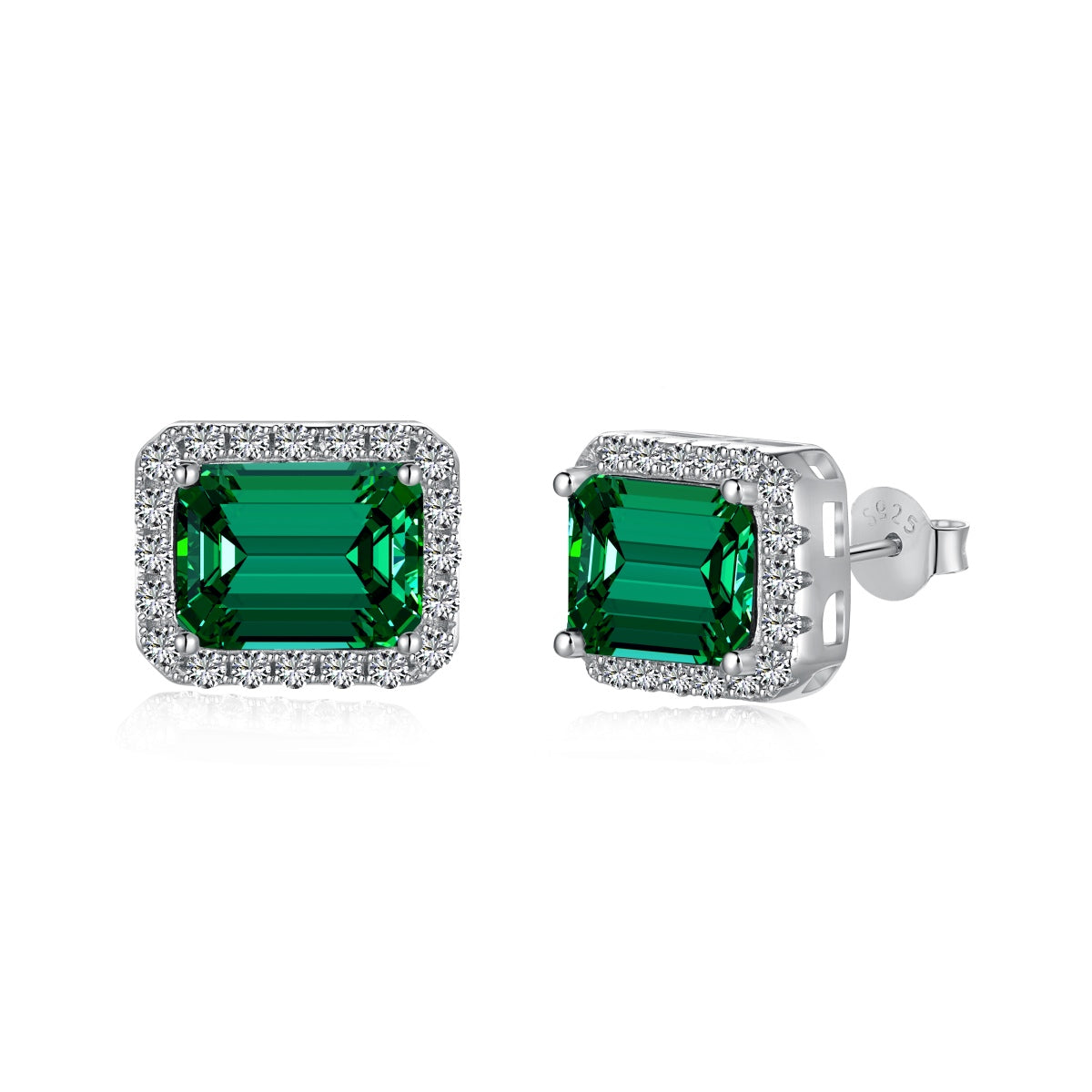 [Royal Jewelry]Luxurious Dainty Emerald Cut Banquet Earrings