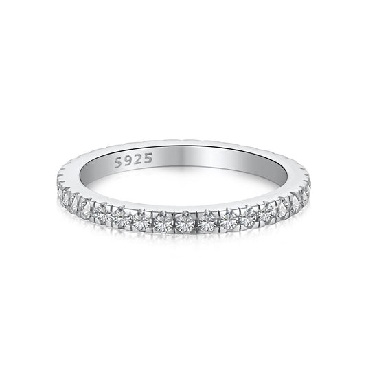 [Royal Jewelry]Delicate Sparkling Round Cut Daily Ring