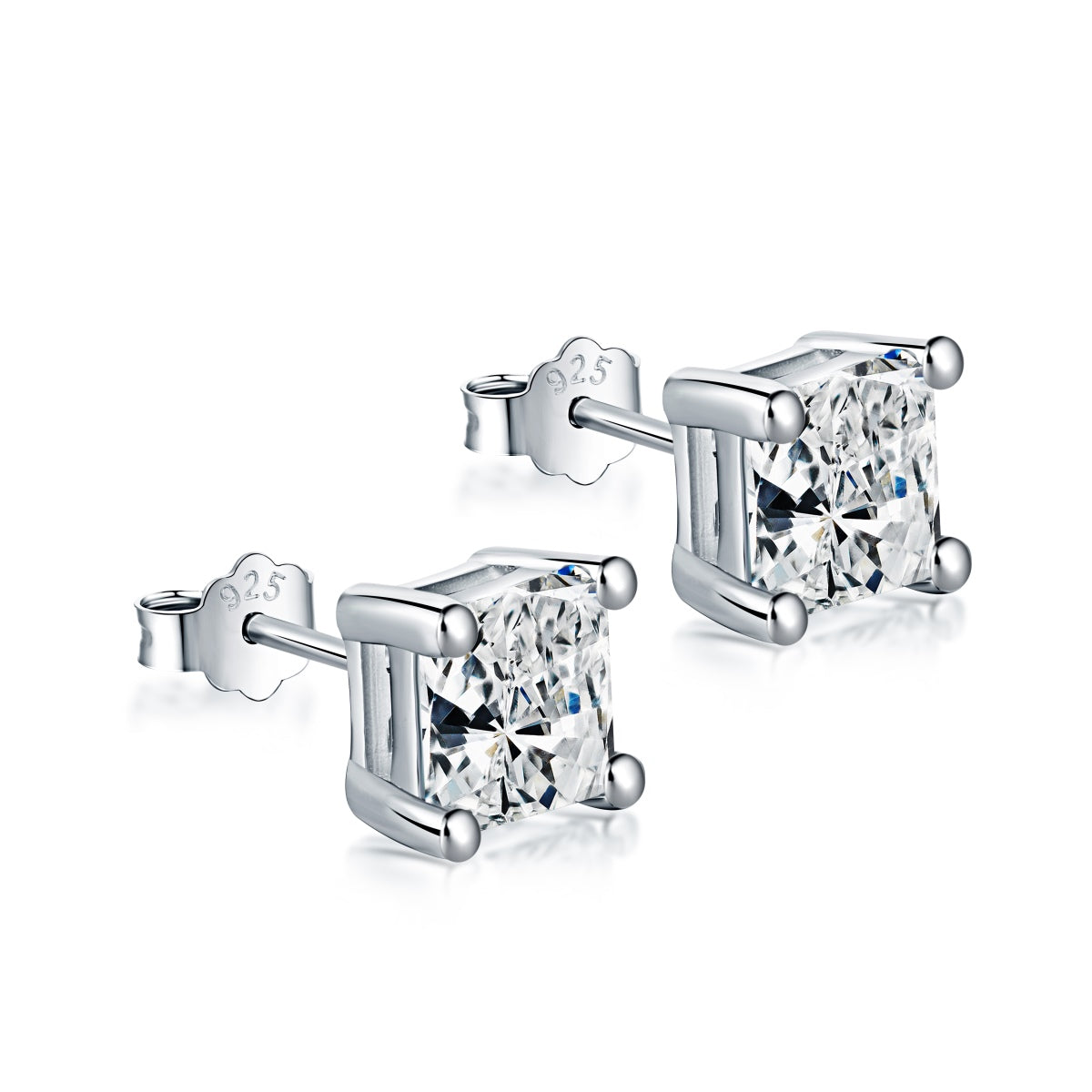 [Royal Jewelry]Delicate Square Shape Earrings