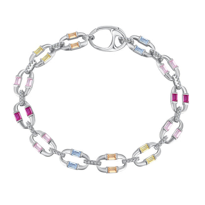 [Royal Jewelry]Dazzling Colorful Daily Bracelet