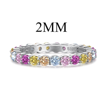[Royal Jewelry]Elegant Vivid Round Cut Daily Ring