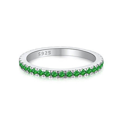[Royal Jewelry]Delicate Sparkling Round Cut Daily Ring