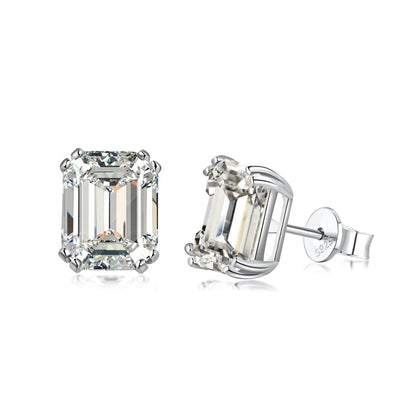 [Royal Jewelry]Dazzling Square Shape Earrings