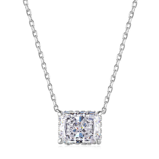 [Royal Jewelry]Luxurious Square Shape Colorful Necalack