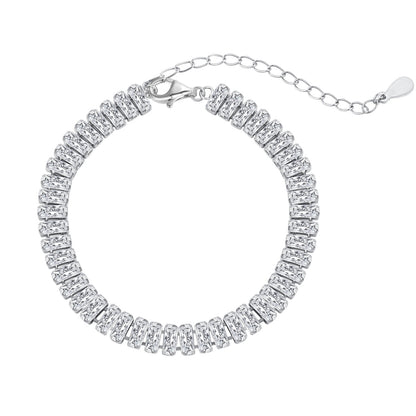 [Royal Jewelry]Exquisite Emerald Cut Daily Bracelet