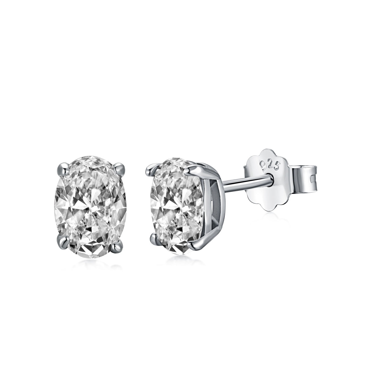 [Royal Jewelry]Oval Classic Dignified Elegant Earrings