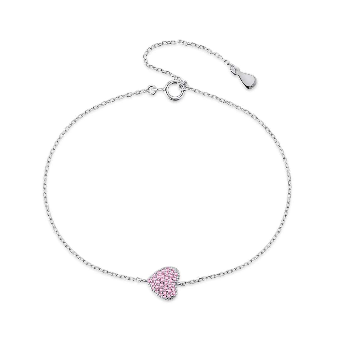 [Royal Jewelry]Heart-Shaped Gentle and Versatile Bracelet