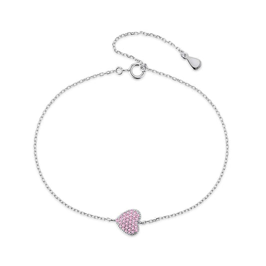 [Royal Jewelry]Heart-Shaped Gentle and Versatile Bracelet