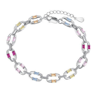[Royal Jewelry]Dazzling Colorful Daily Bracelet