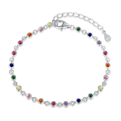 [Royal Jewelry]Colorful Bead Array Bracelet