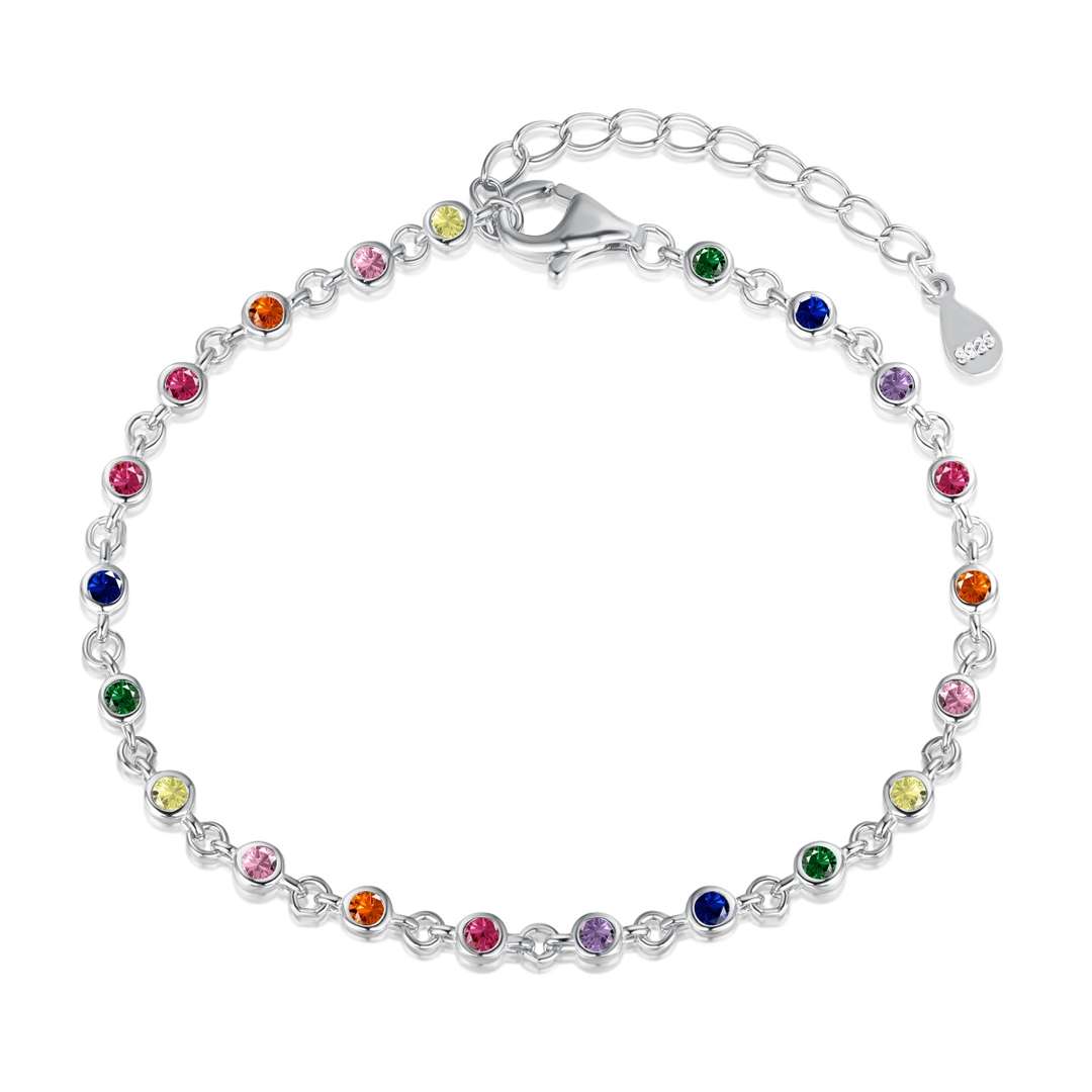 [Royal Jewelry]Colorful Bead Array Bracelet