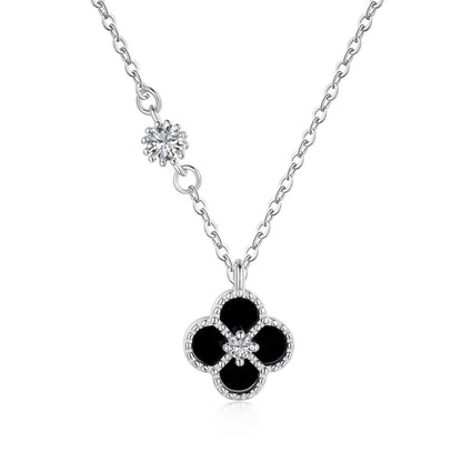 [Royal Jewelry]Delicate Flower Shape Necklace