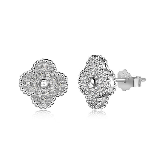 [Royal Jewelry]Four Leaf Clover Fashion Earrings