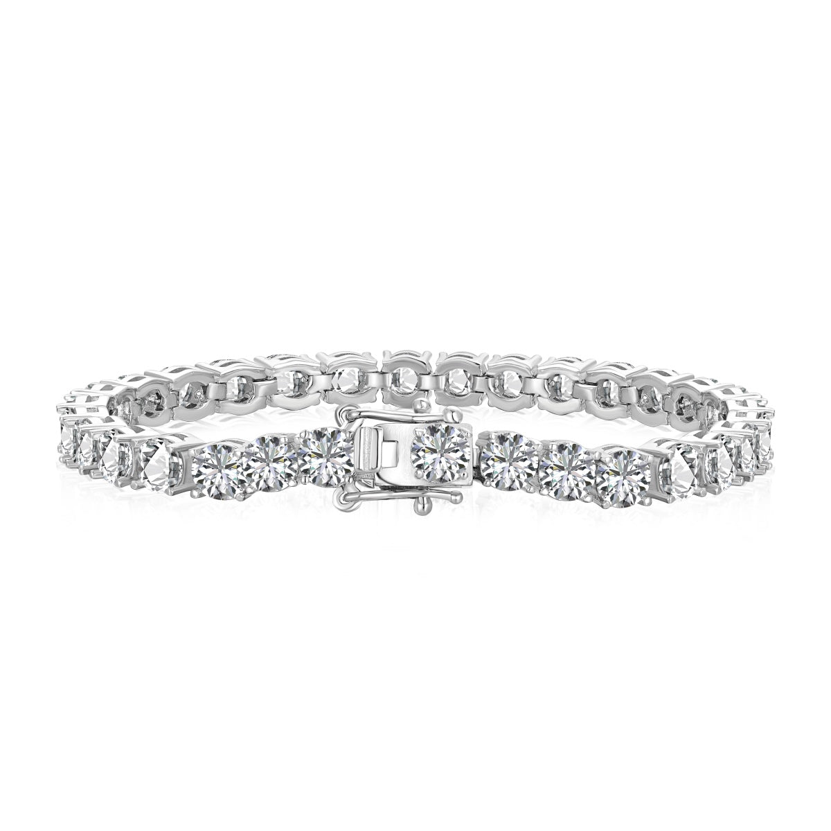 [Royal Jewelry]Ornate Sparkling Round Cut Wedding Bracelet