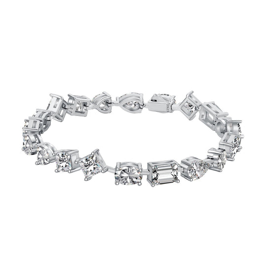 [Royal Jewelry]Unique Exquisite Multi Cut Daily Bracelet