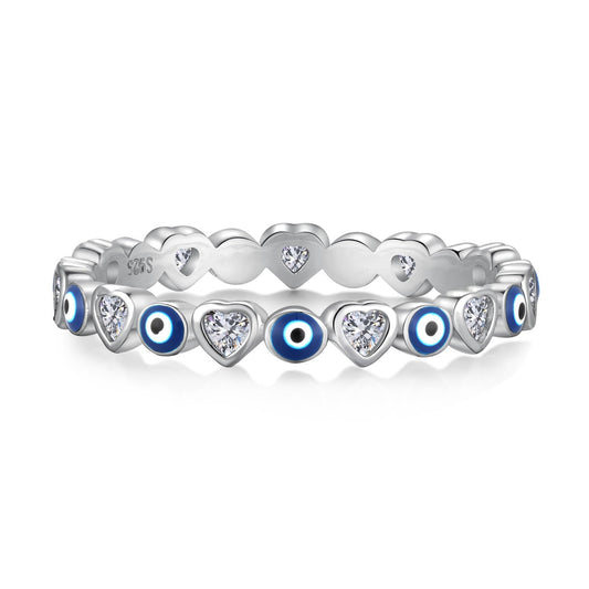 [Royal Jewelry]Radiant Colorful Round Shape Daily Ring