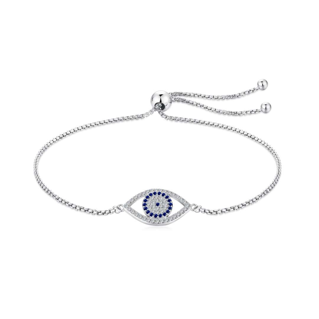 [Royal Jewelry]Dazzling Eye Shape Necklace
