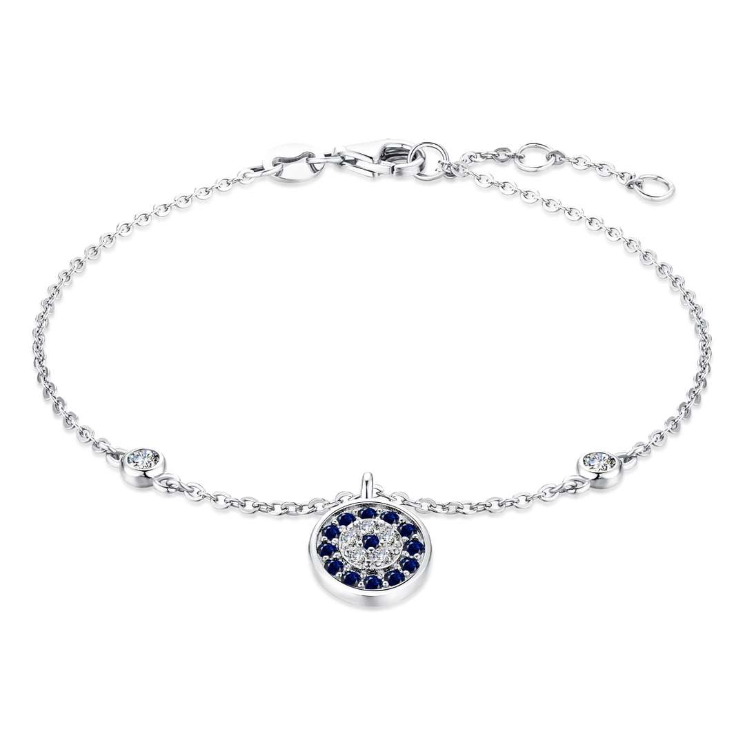 [Royal Jewelry]Devil's Eye Round Shape Bracelet