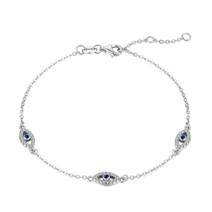[Royal Jewelry]Evil Eye Shape Pendent Necklace