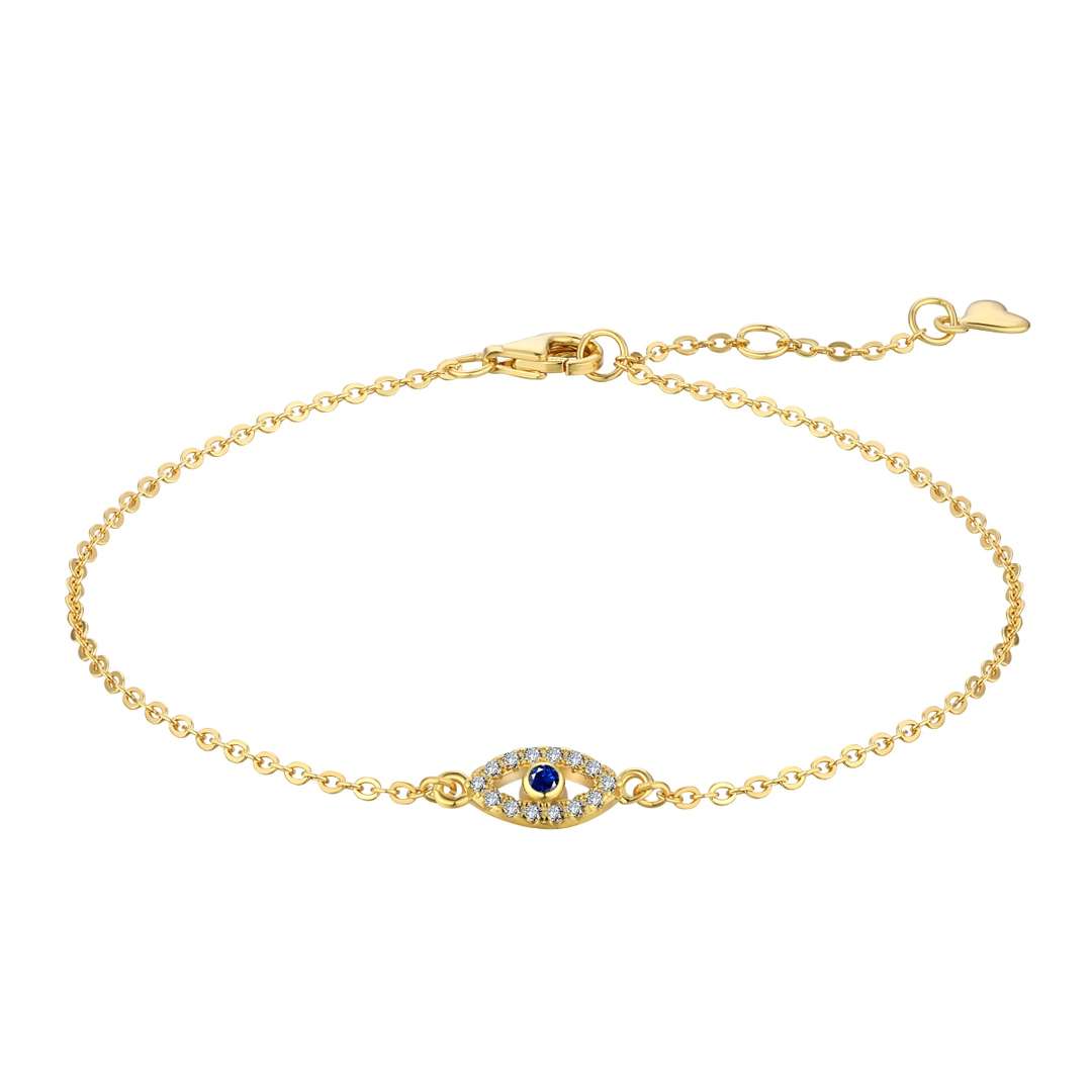 [Royal Jewelry]Evil Eye Shape Necklace