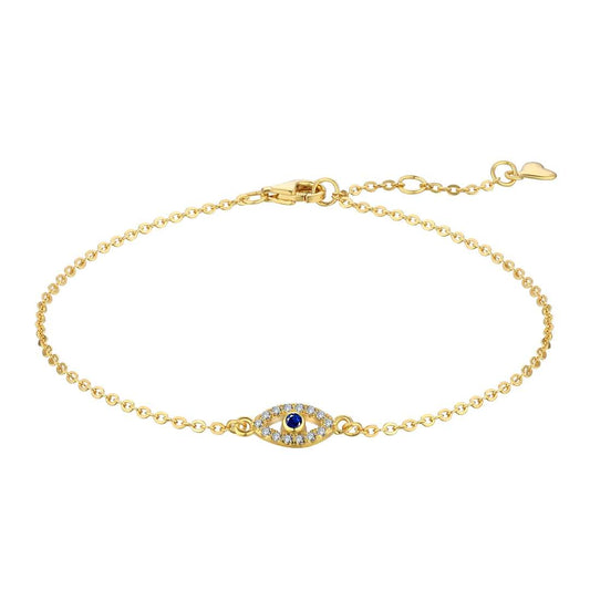 [Royal Jewelry]Evil Eye Shape Necklace