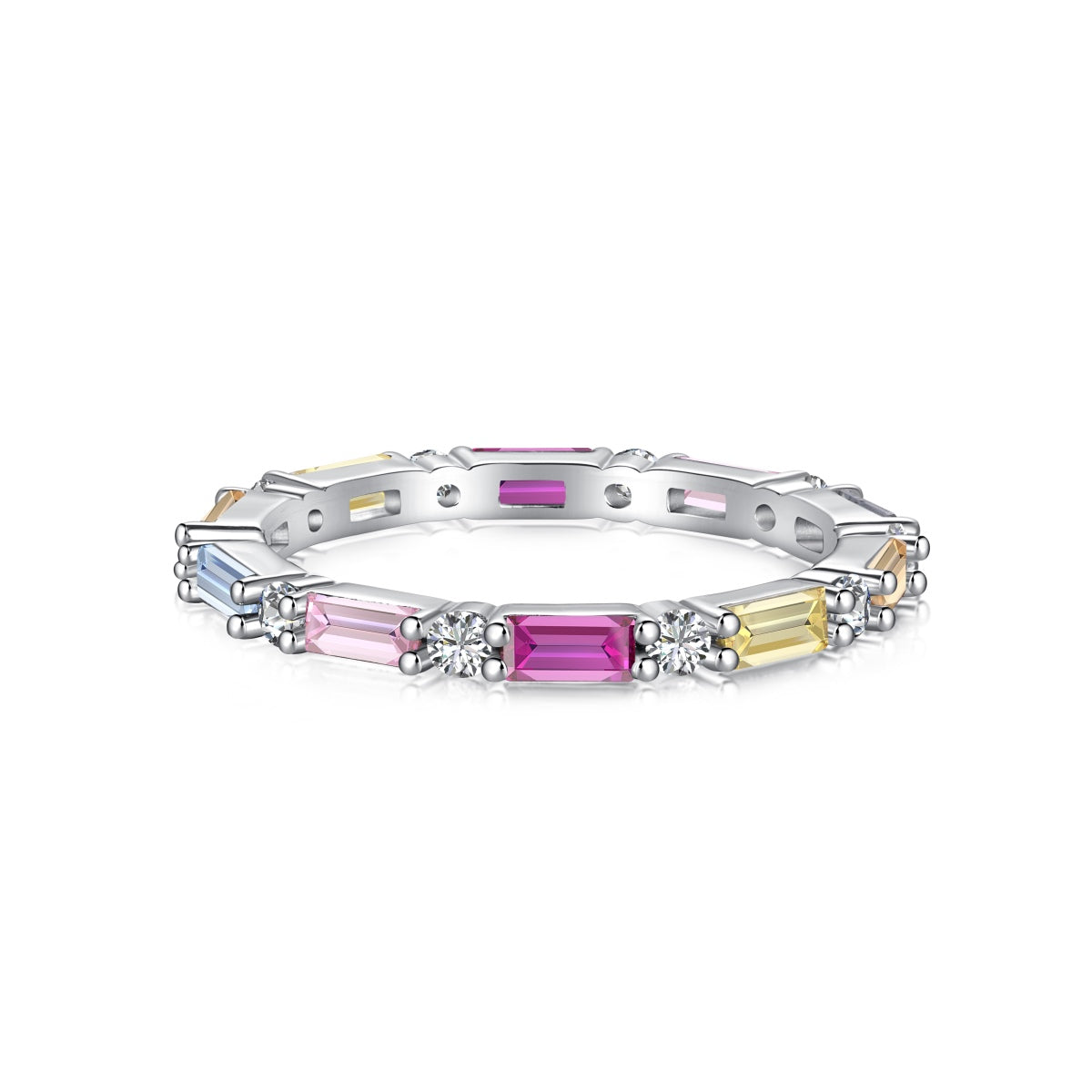 [Royal Jewelry]Lively In Shades Elegant Radiant Cut Daily Ring