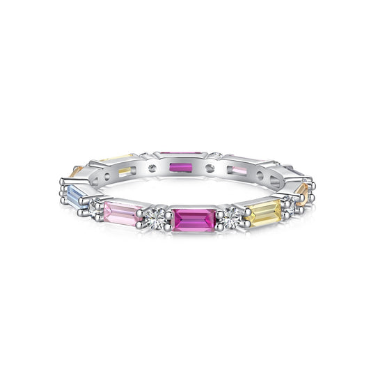 [Royal Jewelry]Lively In Shades Elegant Radiant Cut Daily Ring