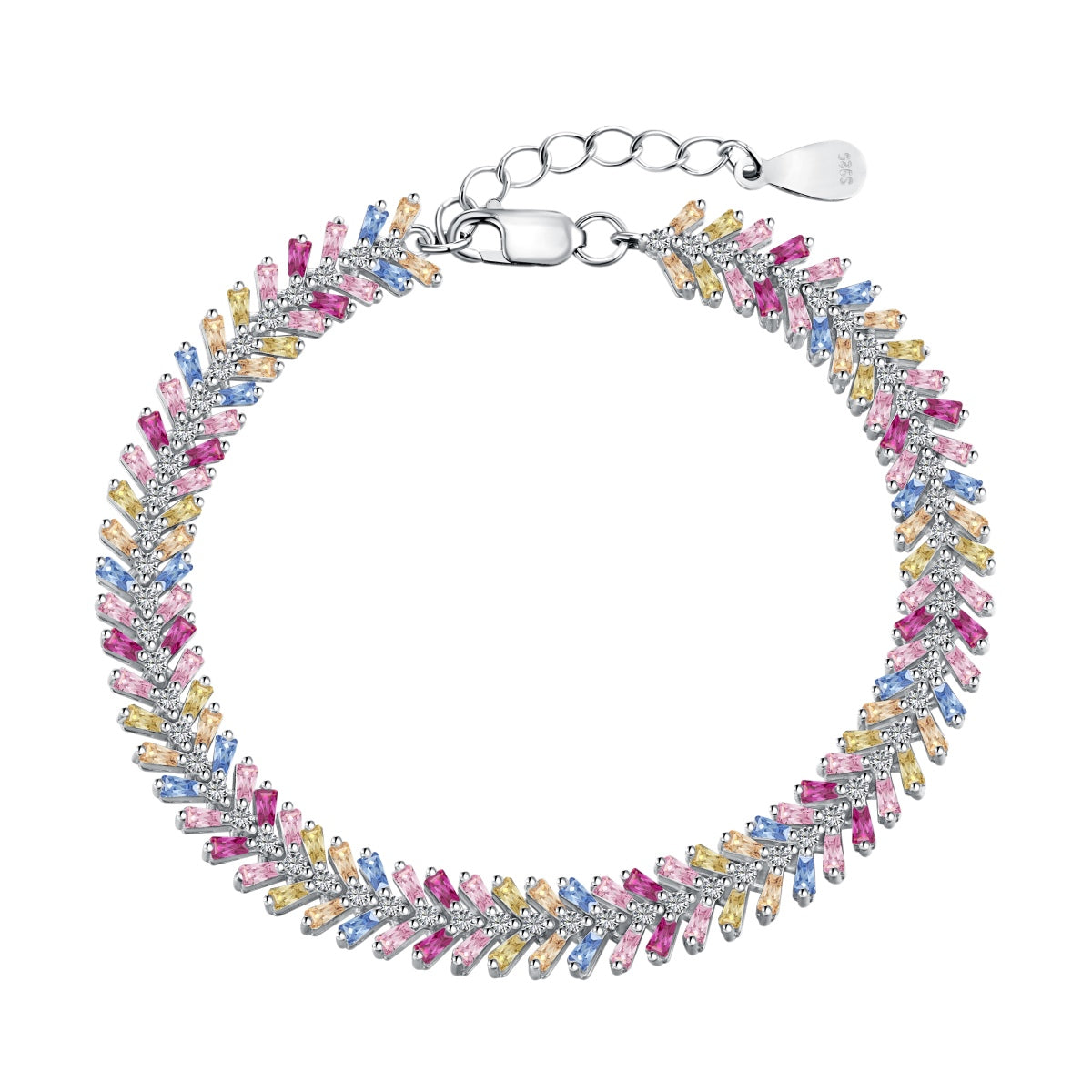 [Royal Jewelry]Dainty Radiant Emerald Cut Daily Bracelet