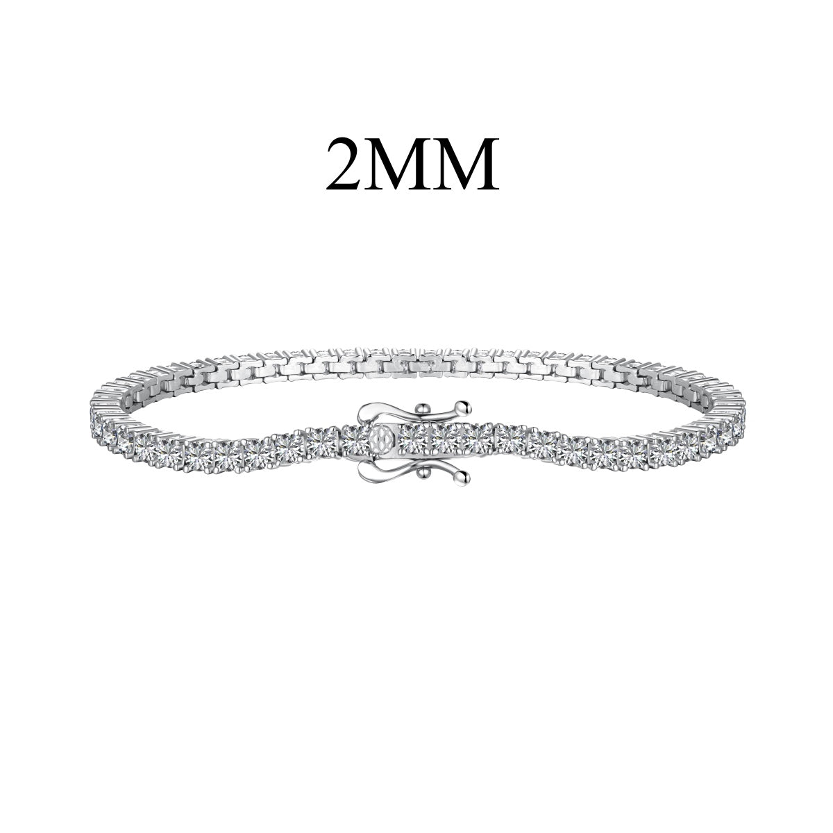 [Royal Jewelry]Dazzling Exquisite Round Cut Daily Bracelet