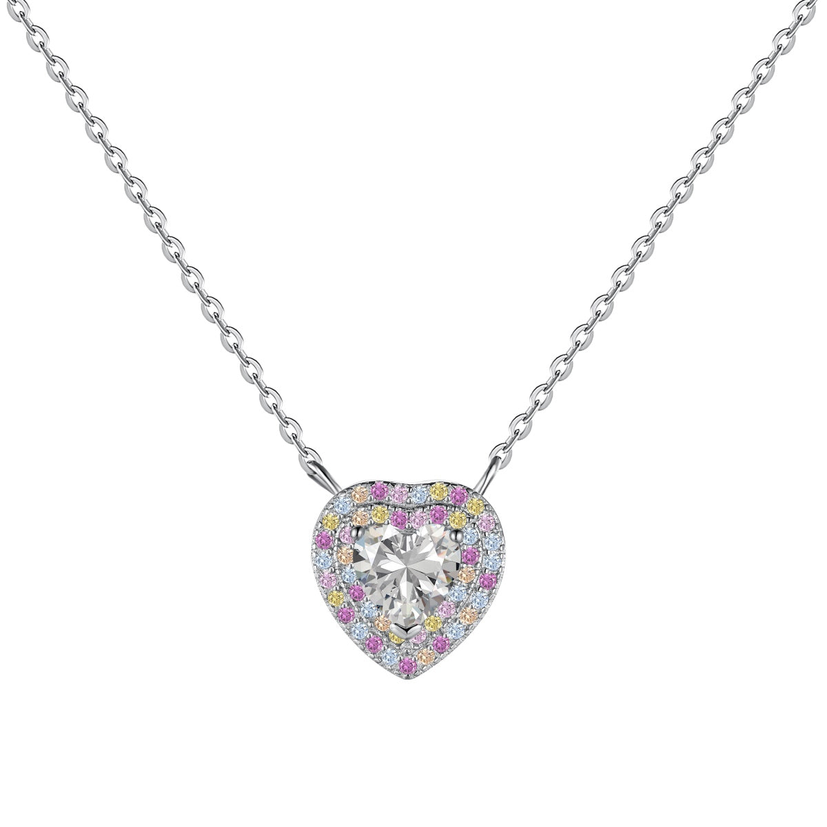 [Royal Jewelry]Exquisite Heart Shape Necklace